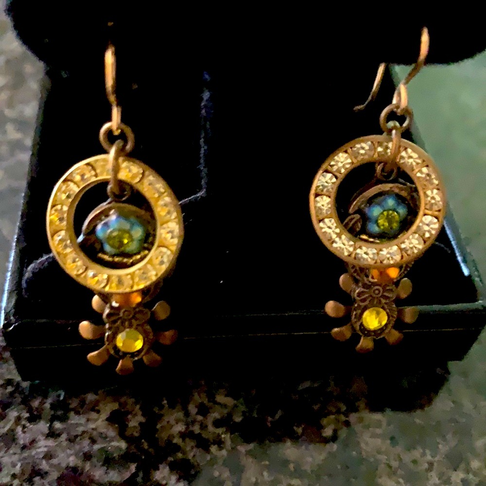 Multi stone earrings